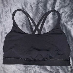 Lululemon Black Energy Bra! Size 4!